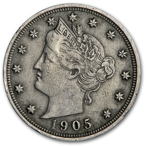 Buy 1905 Liberty Head V Nickel Good+