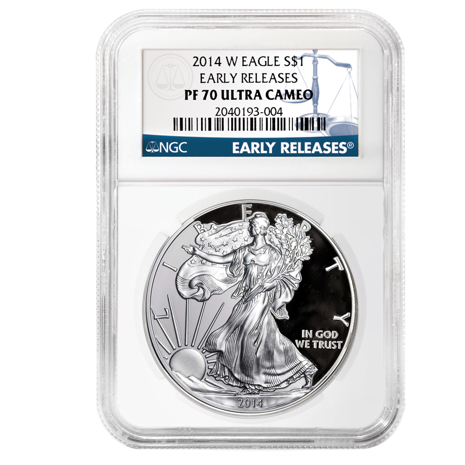 Buy 2014-W Proof American Silver Eagle PF-70 NGC (Early Releases)