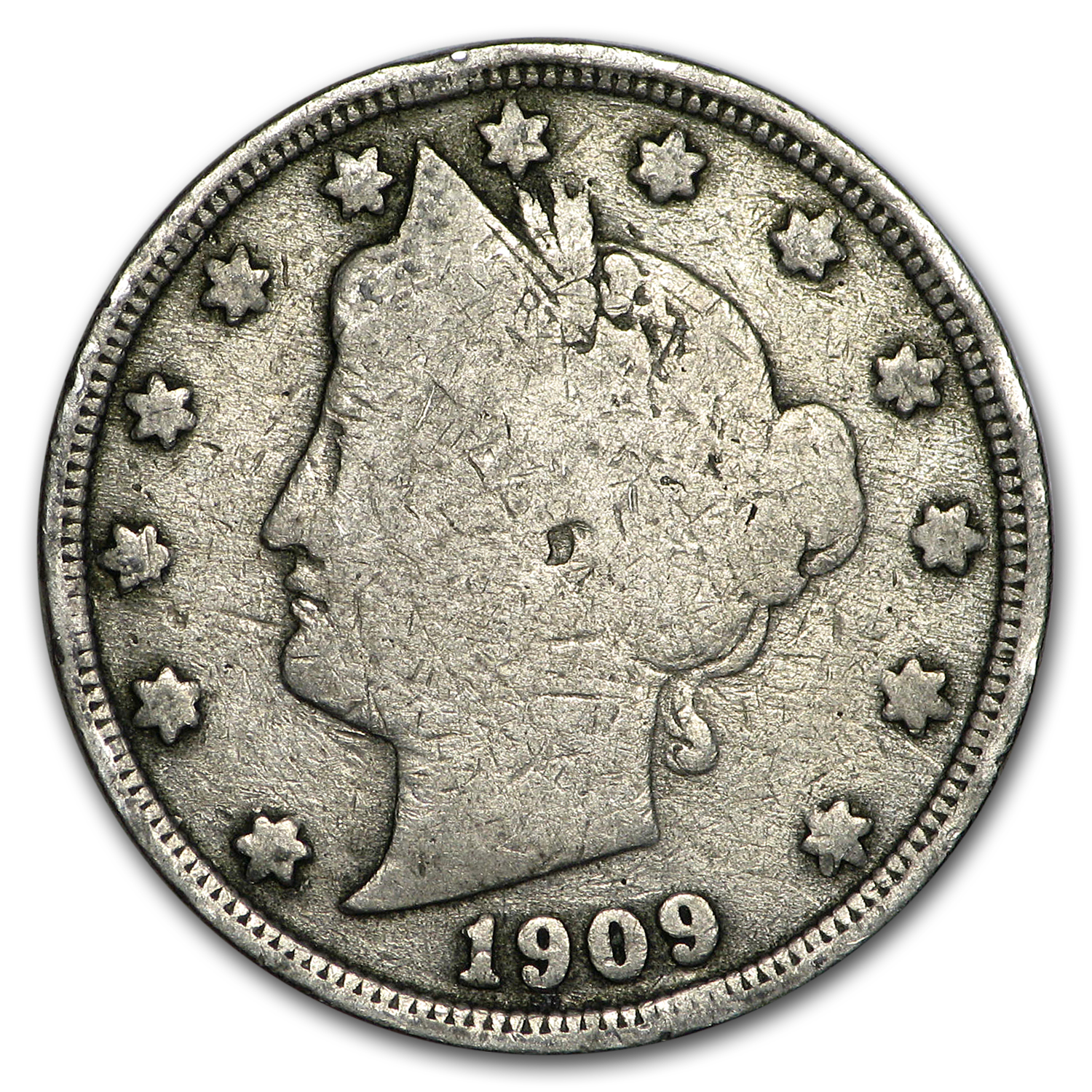 Buy 1909 Liberty Head V Nickel Good+