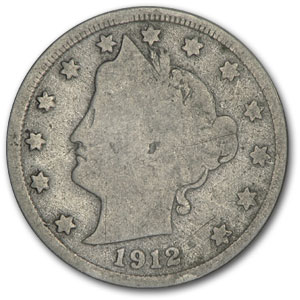 Buy 1912-D Liberty Head V Nickel Good+