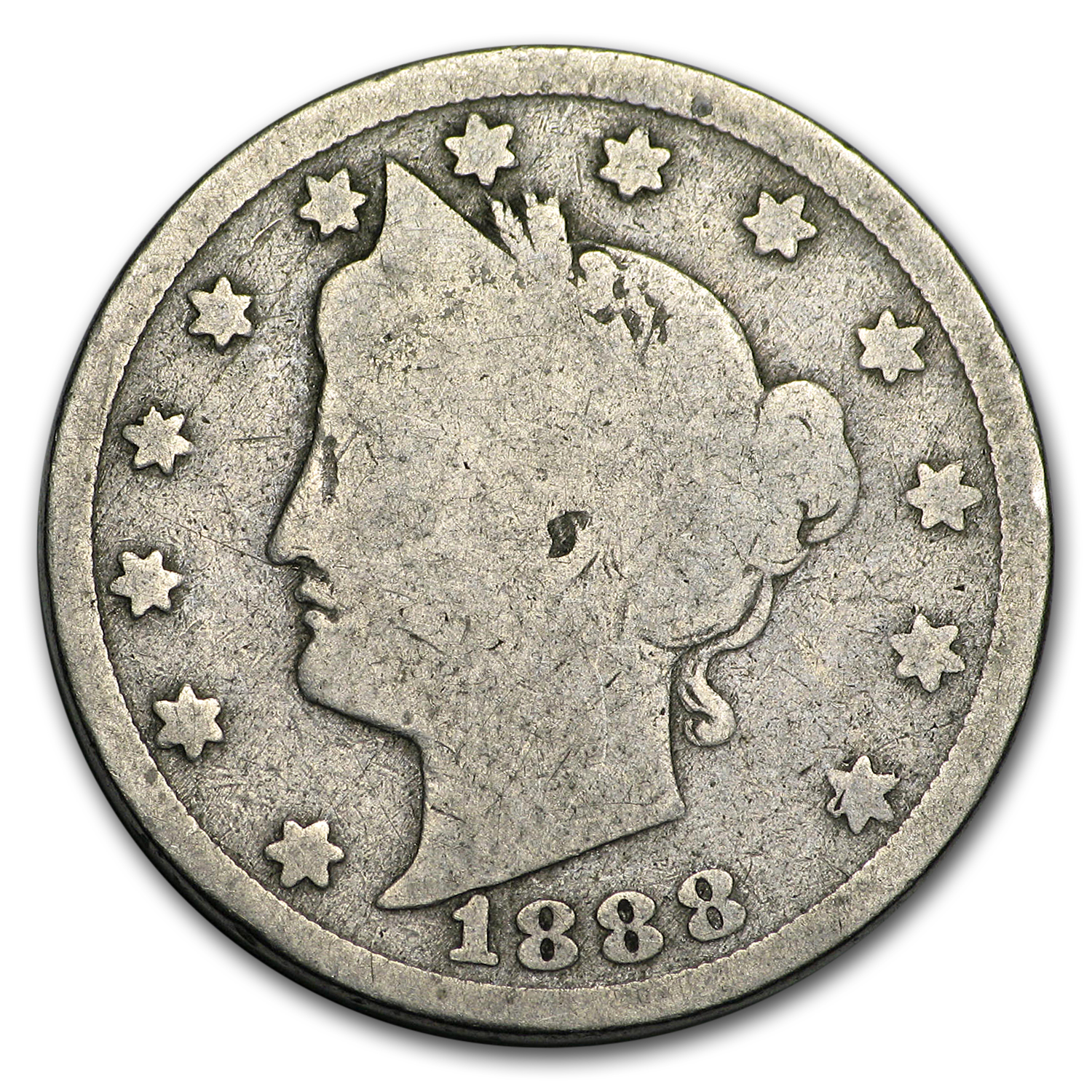 Buy 1888 Liberty Head V Nickel Good