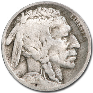 Buy 1917 Buffalo Nickel Good+