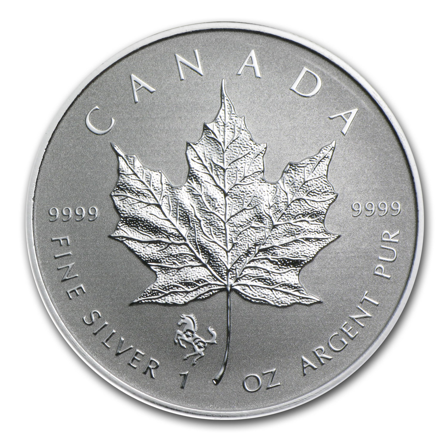 Buy 2014 Canada 1 oz Silver Maple Leaf Horse Privy Reverse Proof