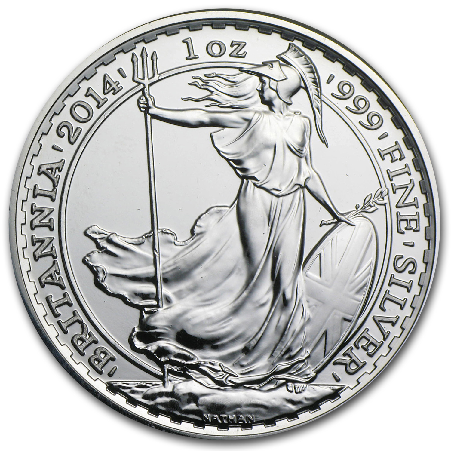 Buy 2014 Great Britain 1 oz Silver Britannia BU