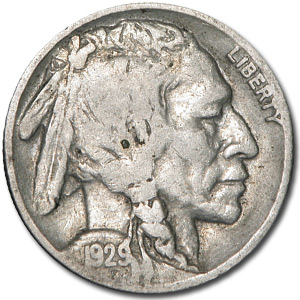 Buy 1929 Buffalo Nickel Good/Fine - Click Image to Close