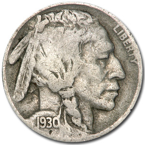 Buy 1930-S Buffalo Nickel Good/VG