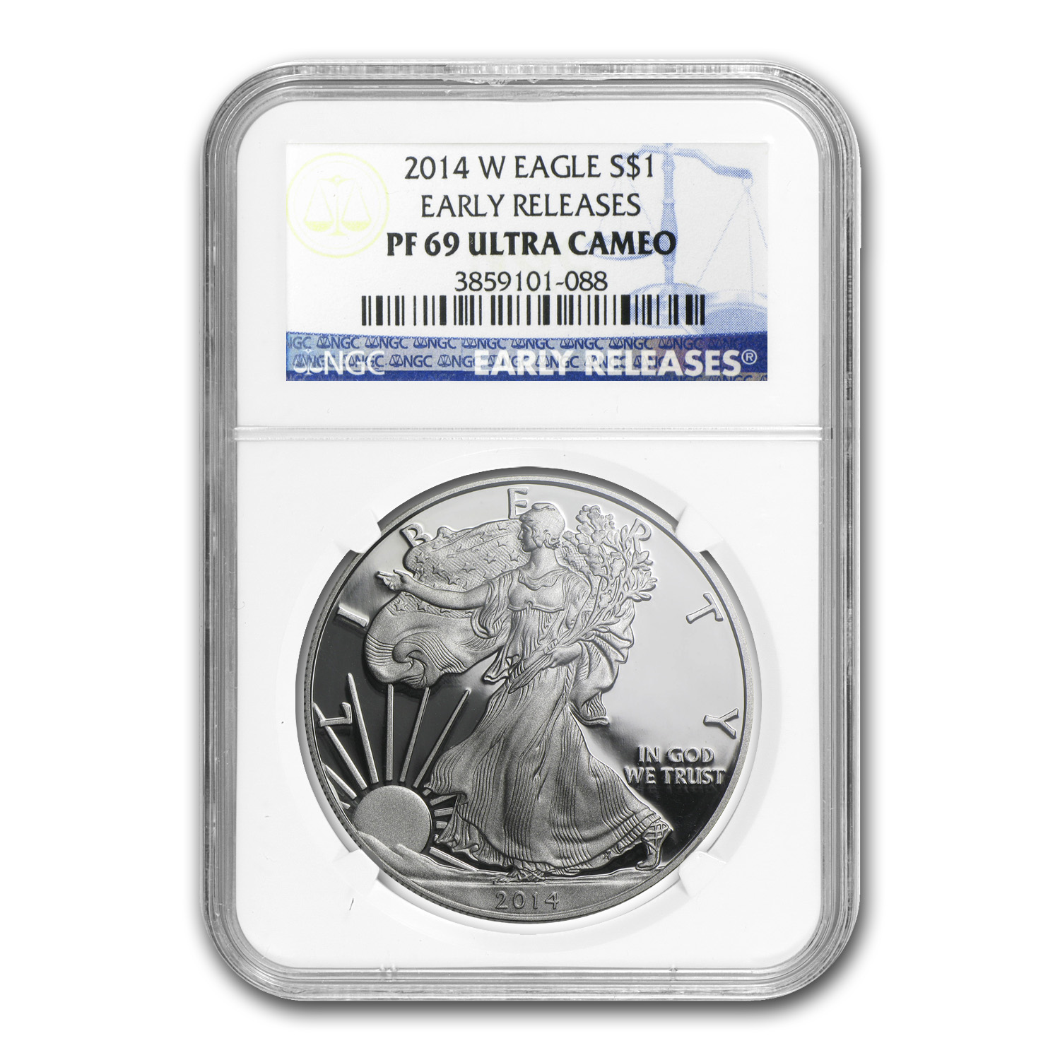 Buy 2014-W Proof American Silver Eagle PF-69 NGC (Early Releases)