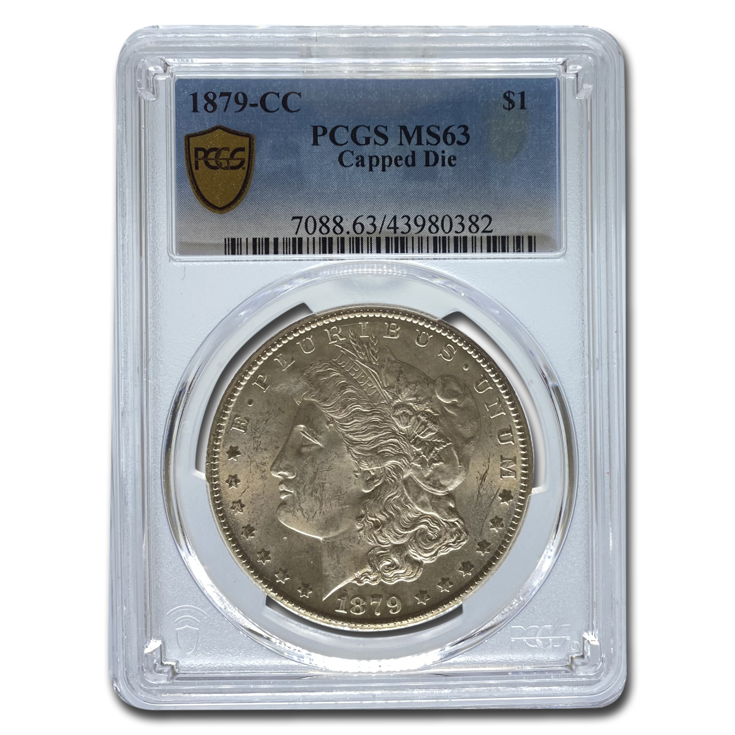 Buy 1879-CC Morgan Dollar MS-63 PCGS (Capped CC)