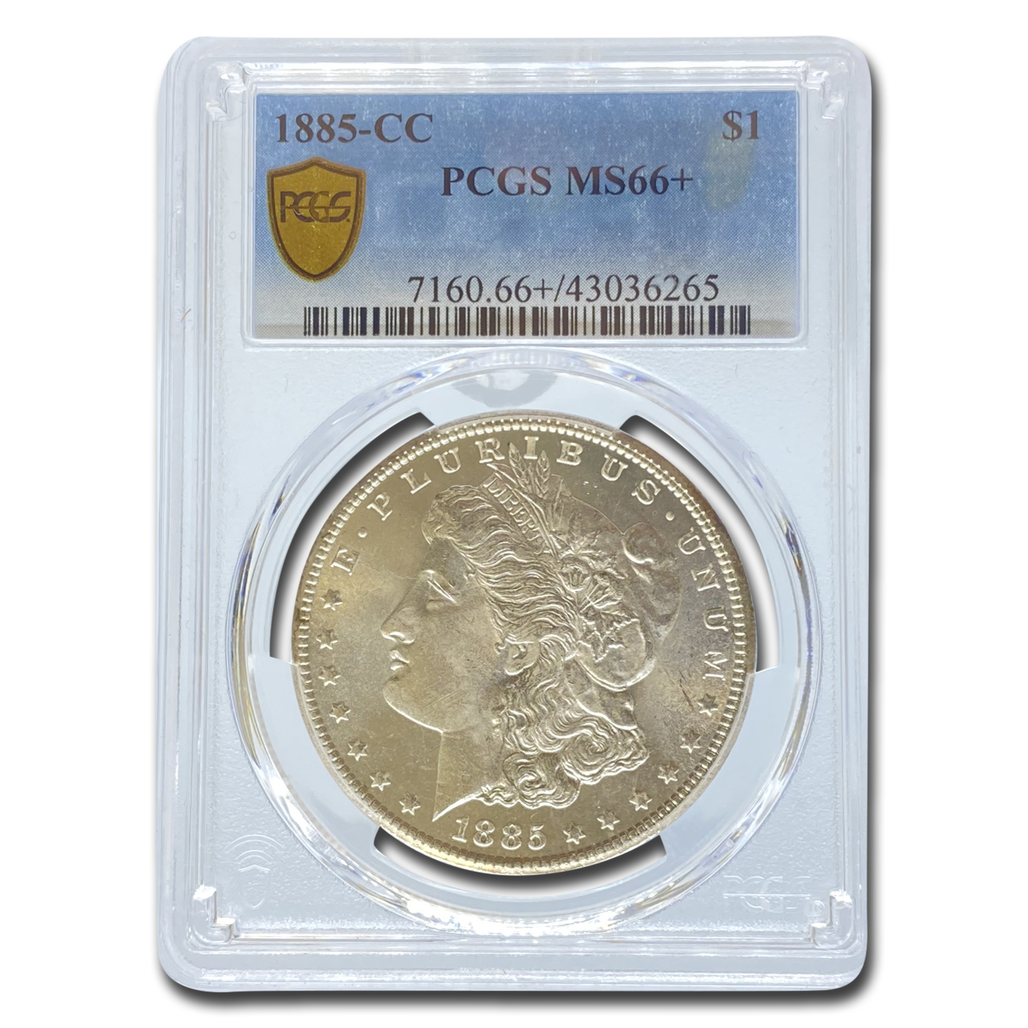 Buy 1885-CC Morgan Dollar MS-66+ Plus PCGS