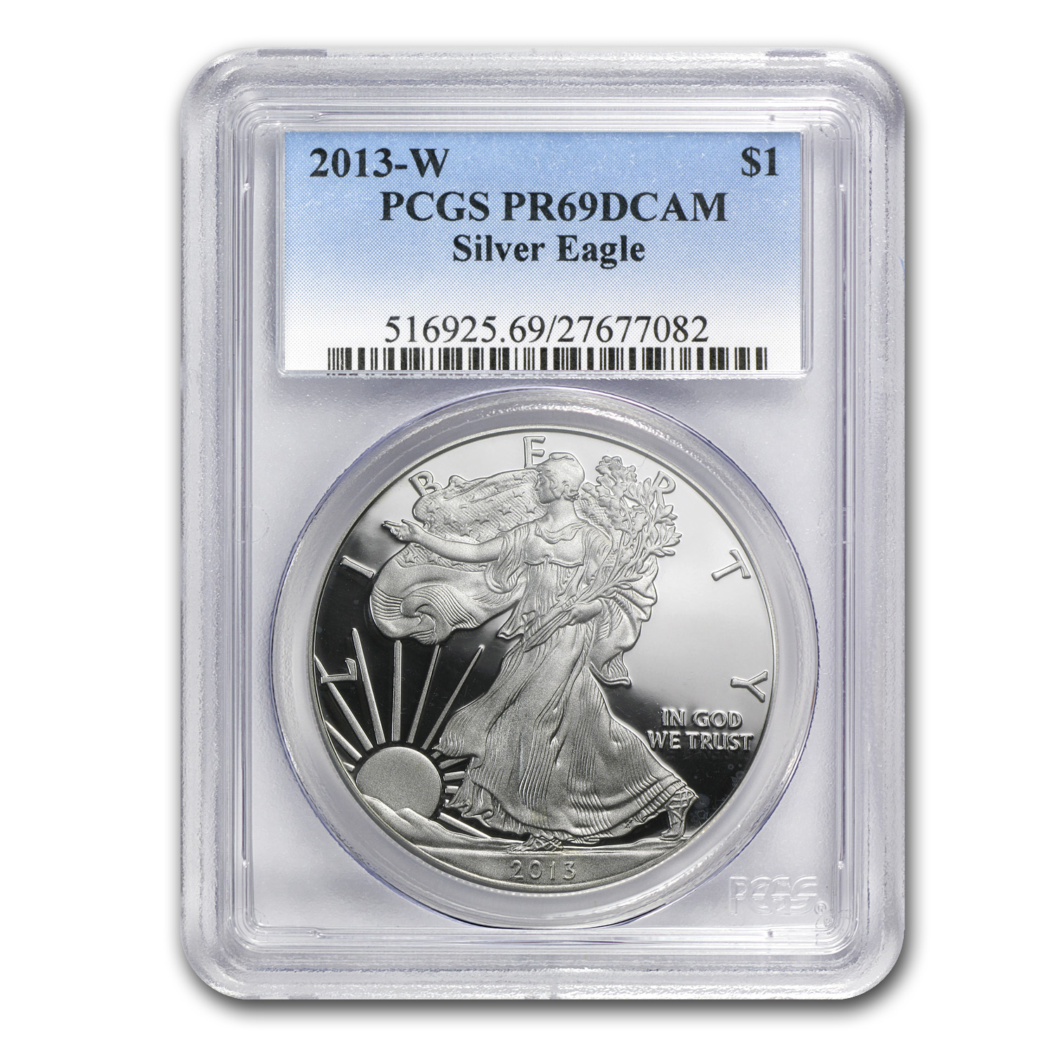 Buy 2013-W Proof American Silver Eagle PR-69 PCGS