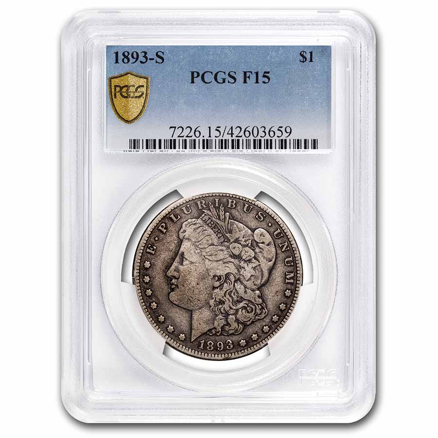 Buy 1893-S Morgan Dollar Fine-15 PCGS