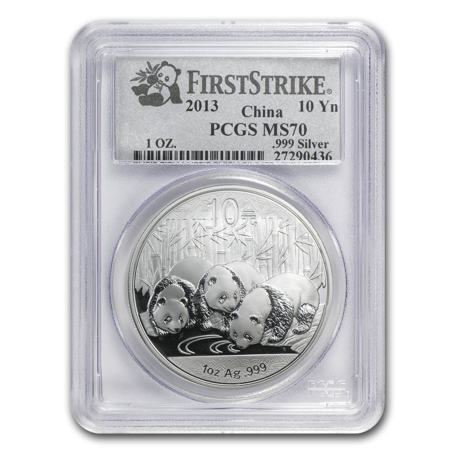 Buy 2013 China 1 oz Silver Panda MS-70 PCGS (FirstStrike?) - Click Image to Close