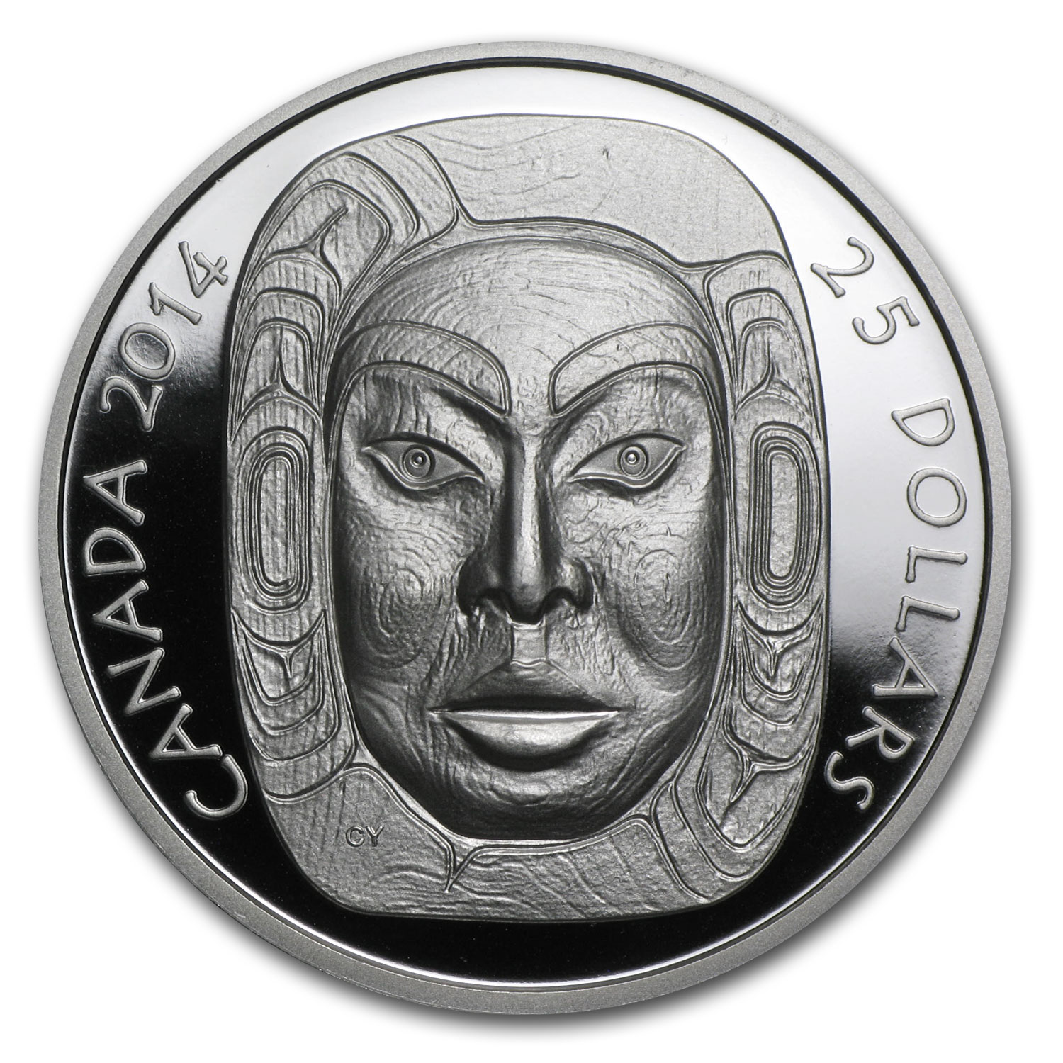 Buy 2014 Canada 1 oz Silver $25 Matriarch Moon Mask (UHR) - Click Image to Close