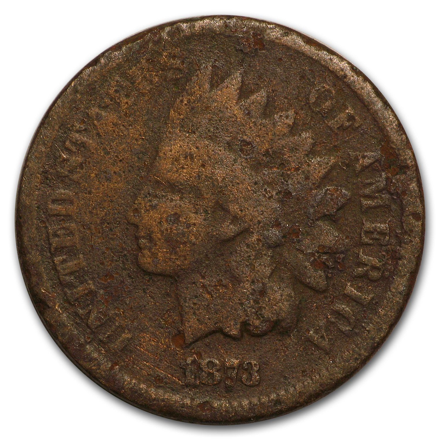 Buy 1873 Indian Head Cent Open 3 AG