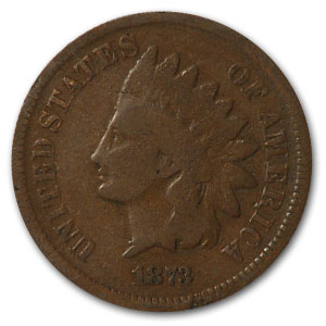 Buy 1873 Indian Head Cent Open 3 Good