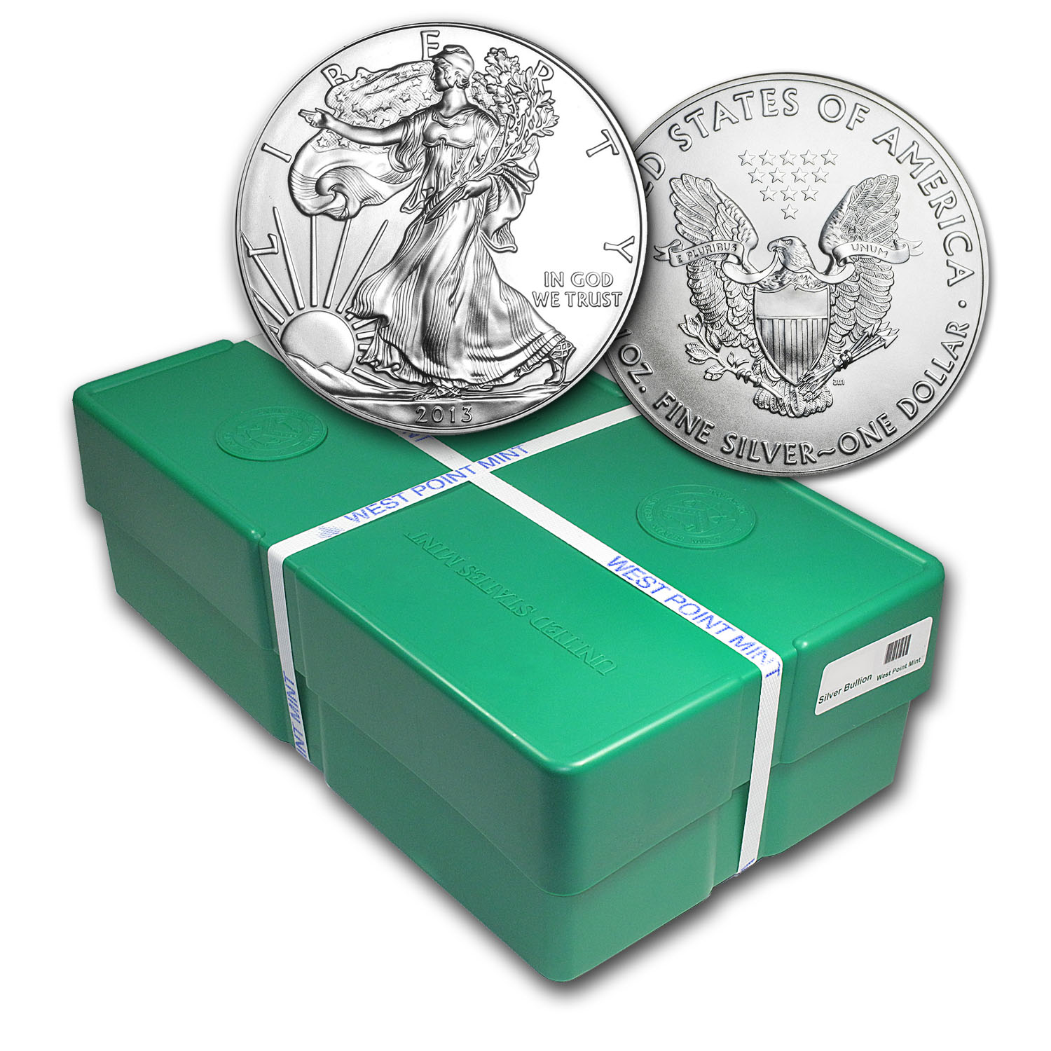 Buy 2013 500-Coin Silver Eagle Monster Box (WP Mint, Sealed)