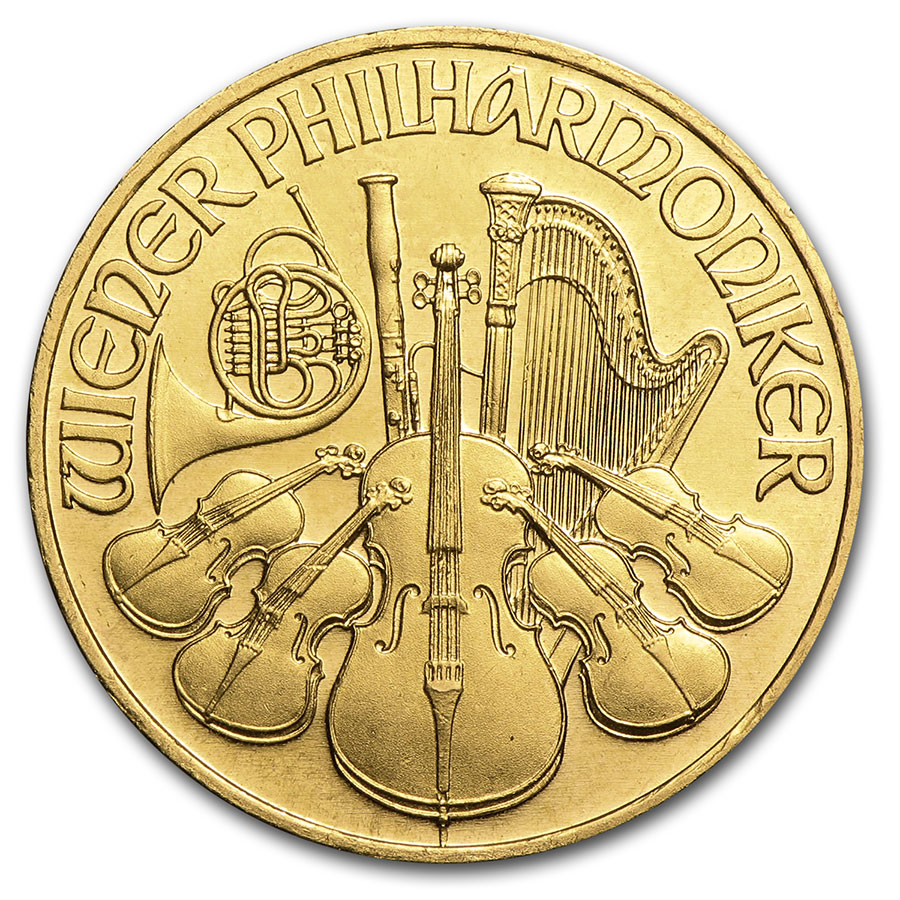Buy 1989 Austria 1/4 oz Gold Philharmonic BU - Click Image to Close