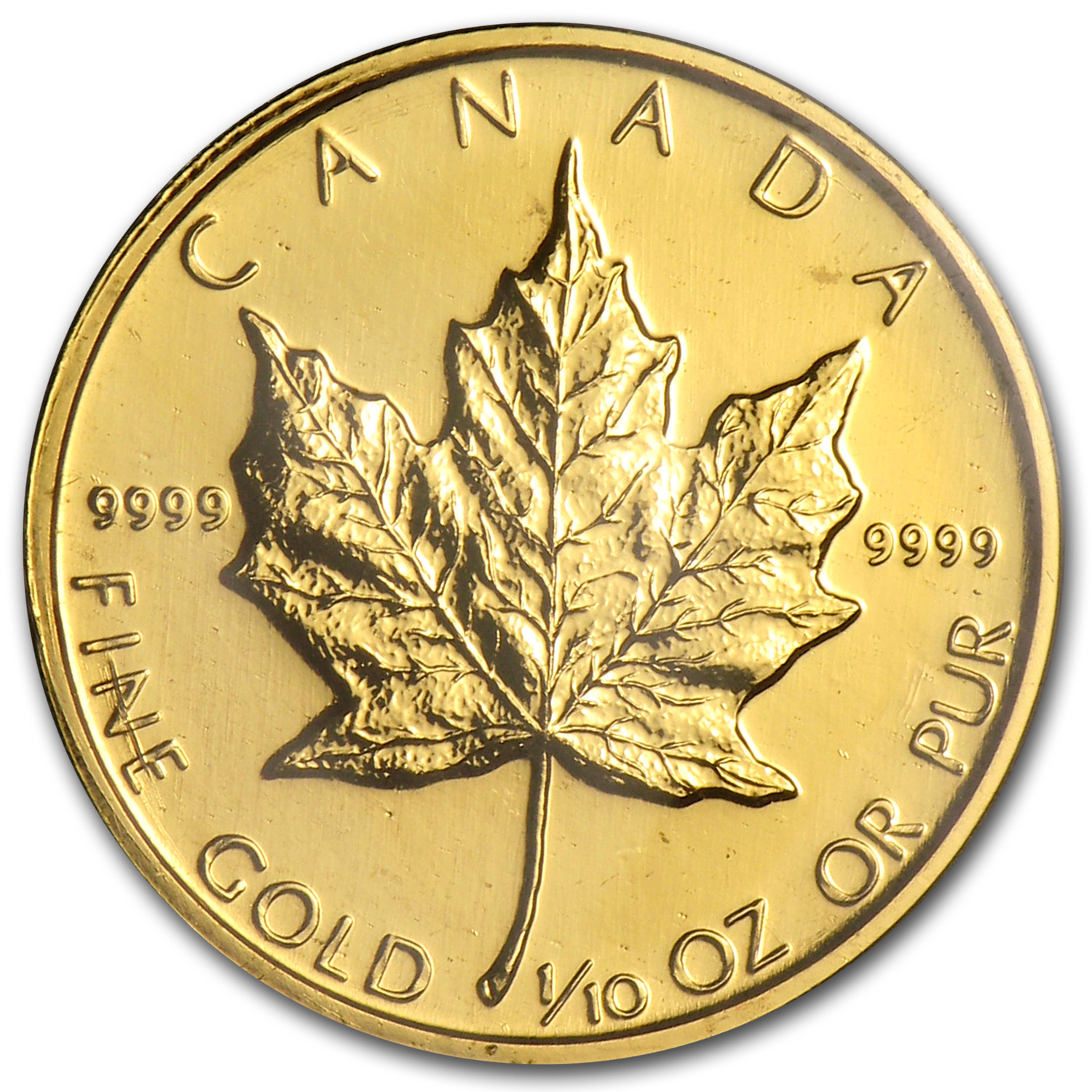Buy 1988 Canada 1/10 oz Gold Maple Leaf BU - Click Image to Close