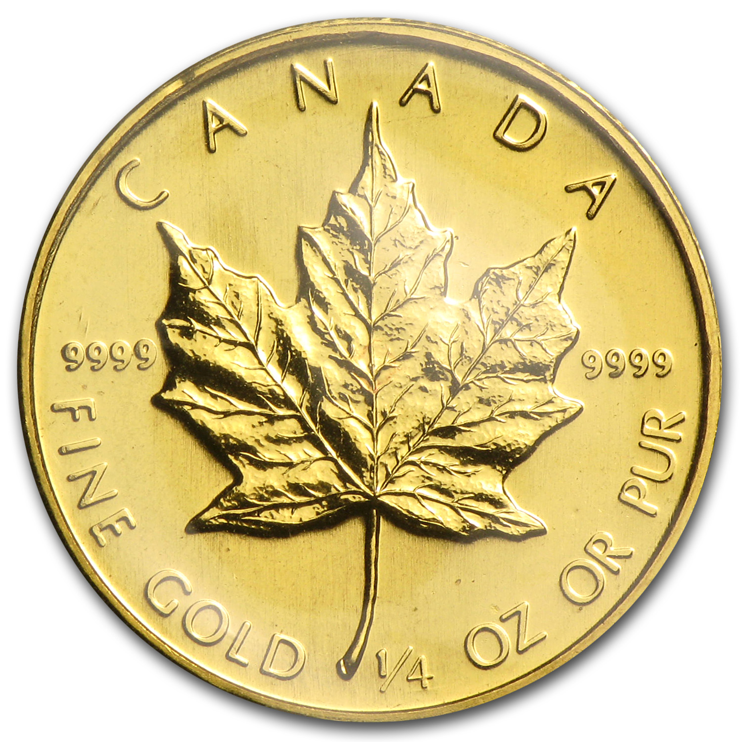 Buy 1984 Canada 1/4 oz Gold Maple Leaf BU - Click Image to Close