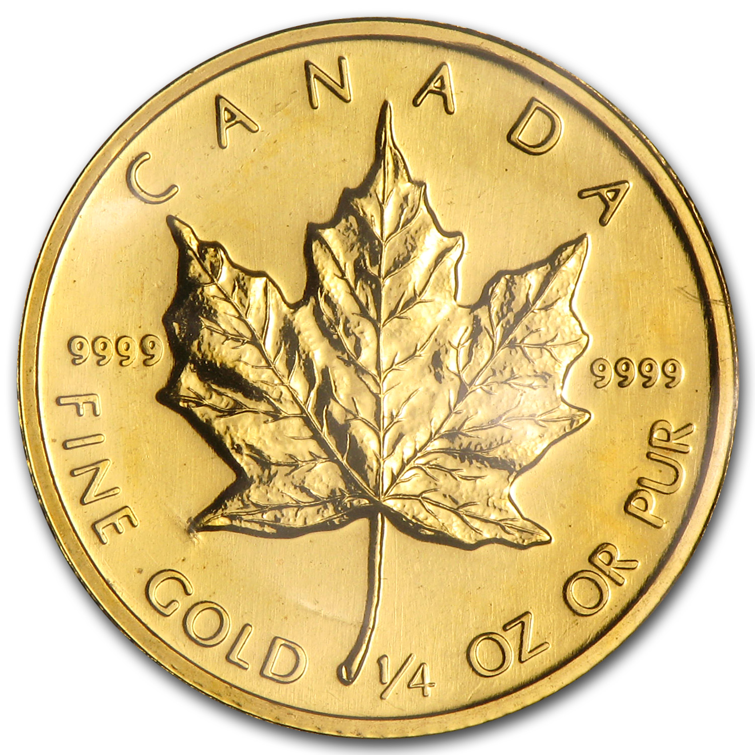 Buy 1985 Canada 1/4 oz Gold Maple Leaf BU - Click Image to Close