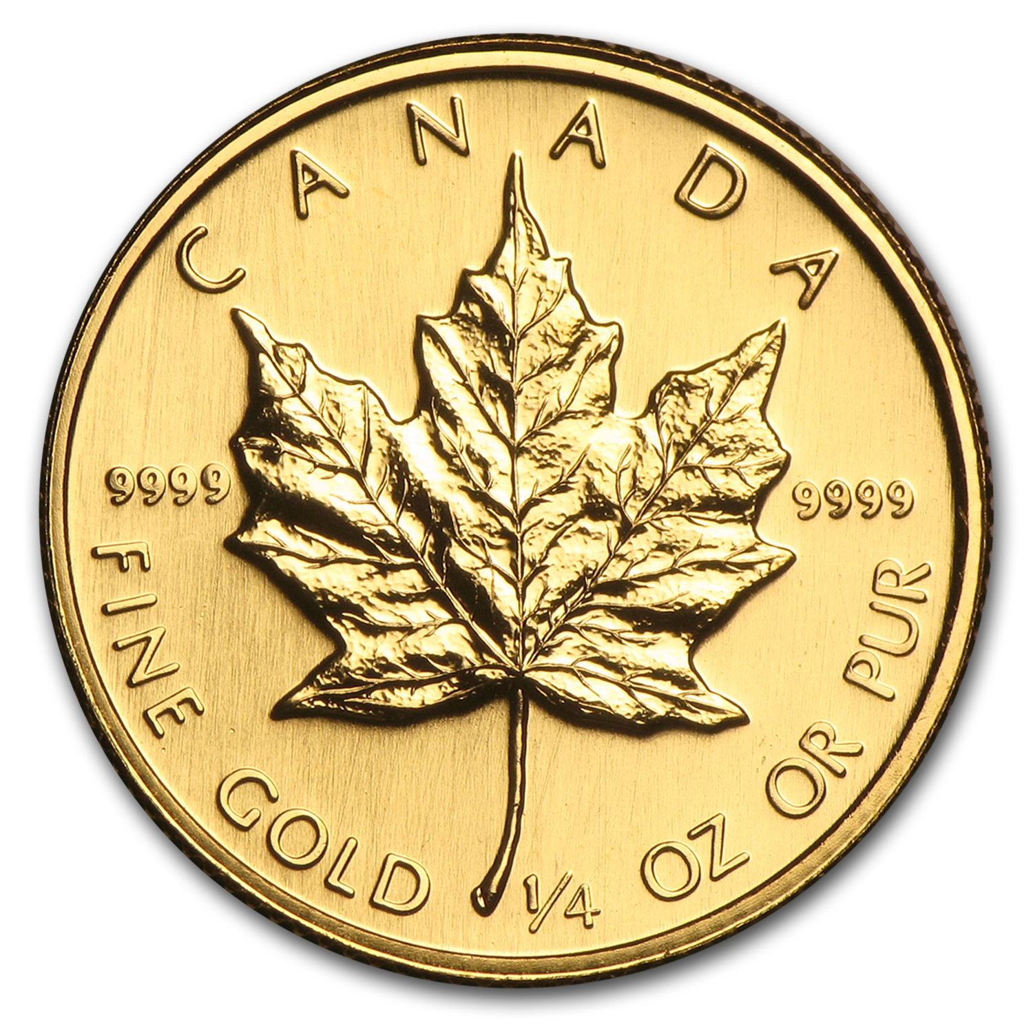 Buy 1988 Canada 1/4 oz Gold Maple Leaf BU - Click Image to Close