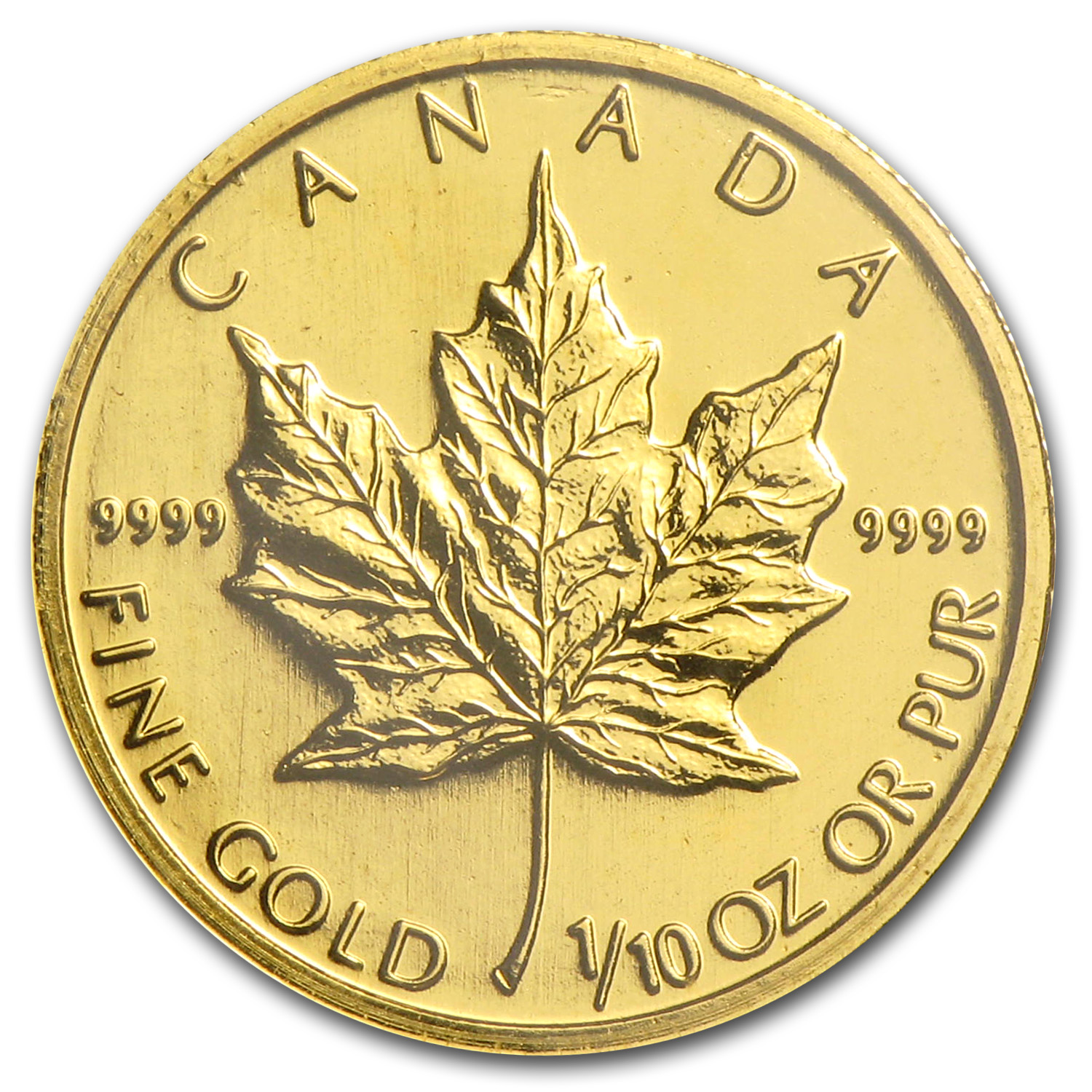 Buy 1998 Canada 1/10 oz Gold Maple Leaf BU - Click Image to Close