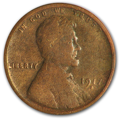 Buy 1917-D Lincoln Cent Good/VG