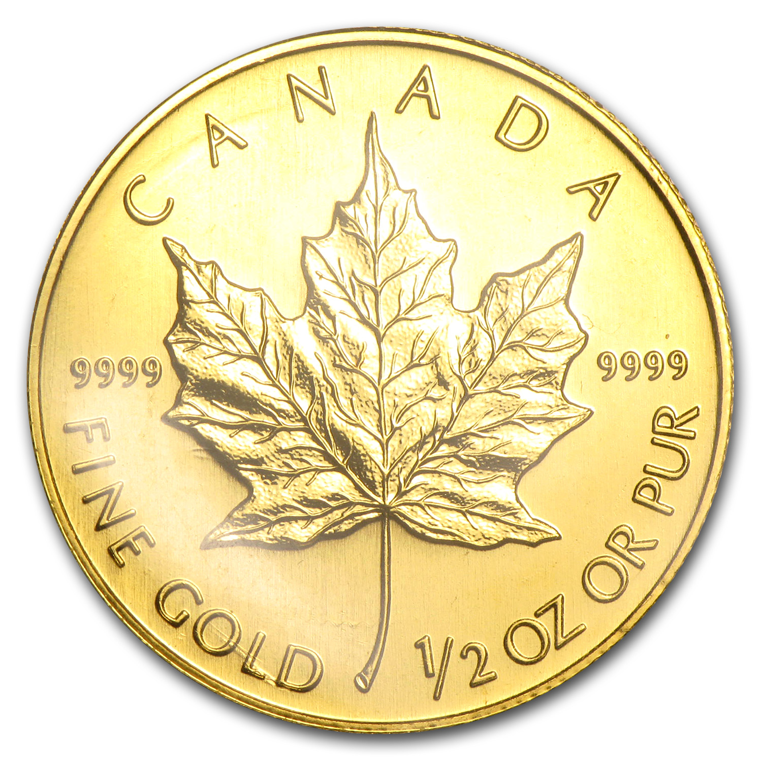 Buy 1998 Canada 1/2 oz Gold Maple Leaf BU
