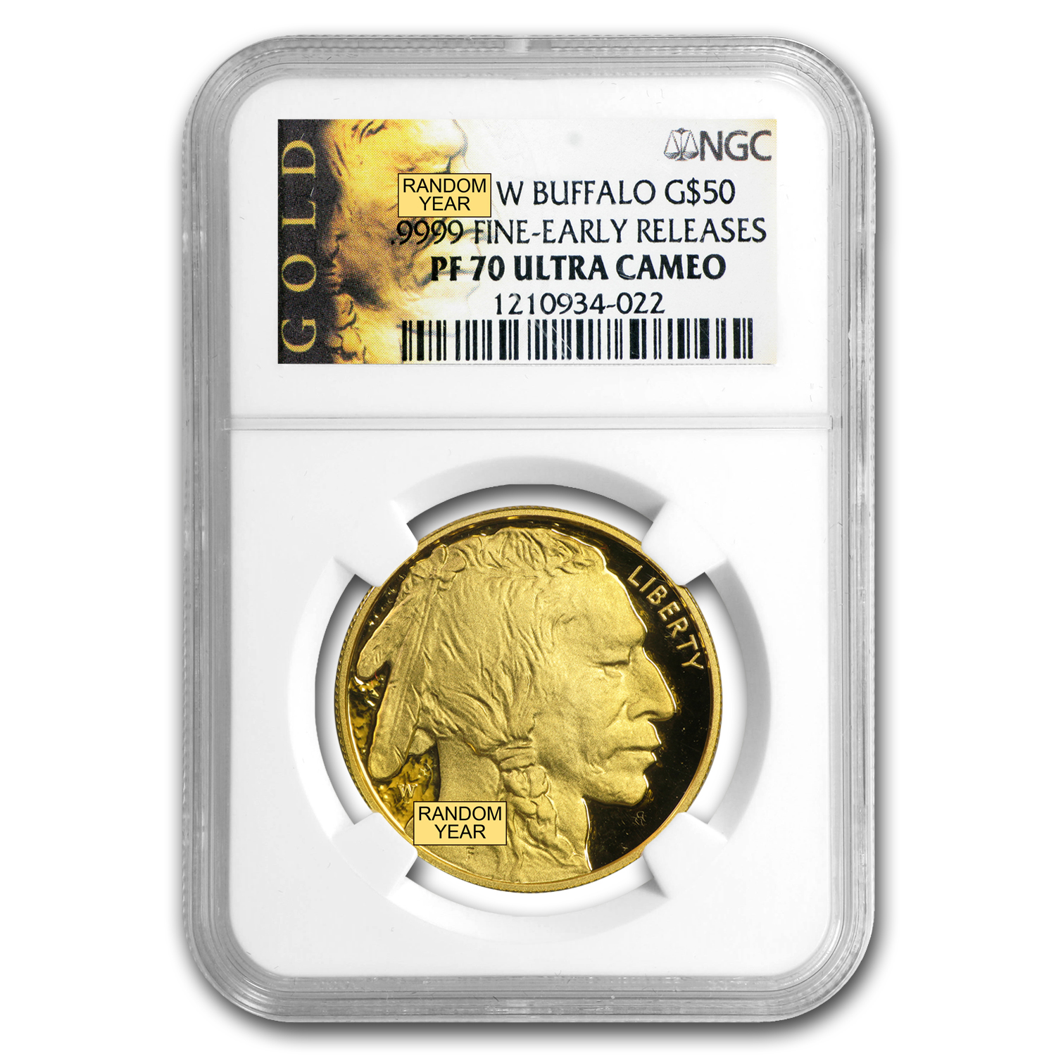 Buy 1 oz Proof Gold Buffalo PF-70 NGC (Random Year) - Click Image to Close