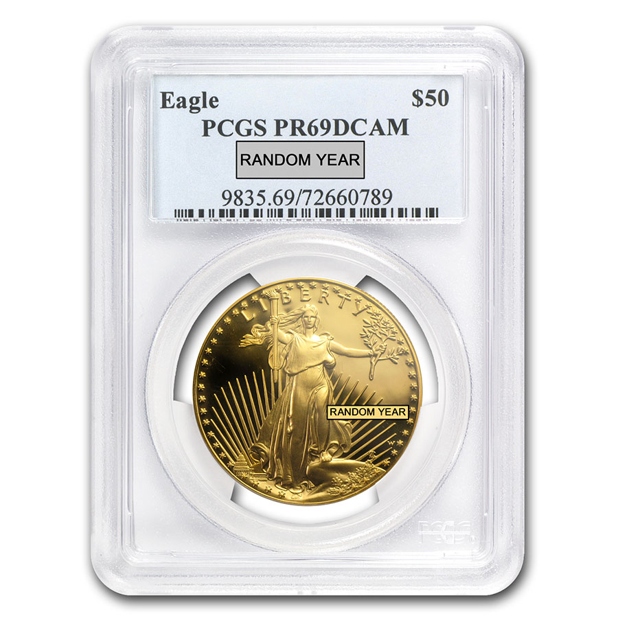 Buy 1 oz Proof American Gold Eagle PR-69 PCGS (Random Year) - Click Image to Close