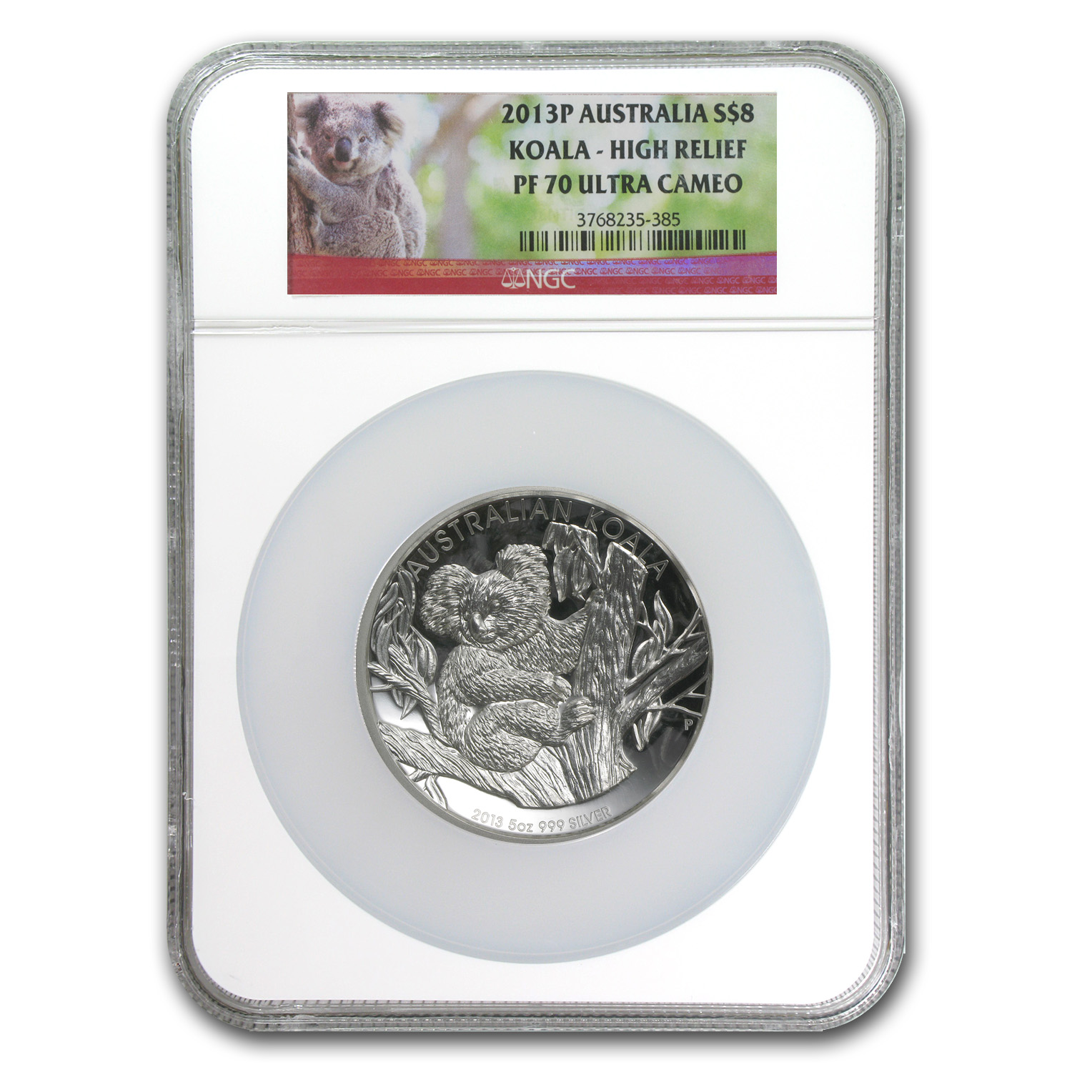 Buy 2013-P Australia 5 oz Silver Koala PF-70 NGC (High Relief) - Click Image to Close