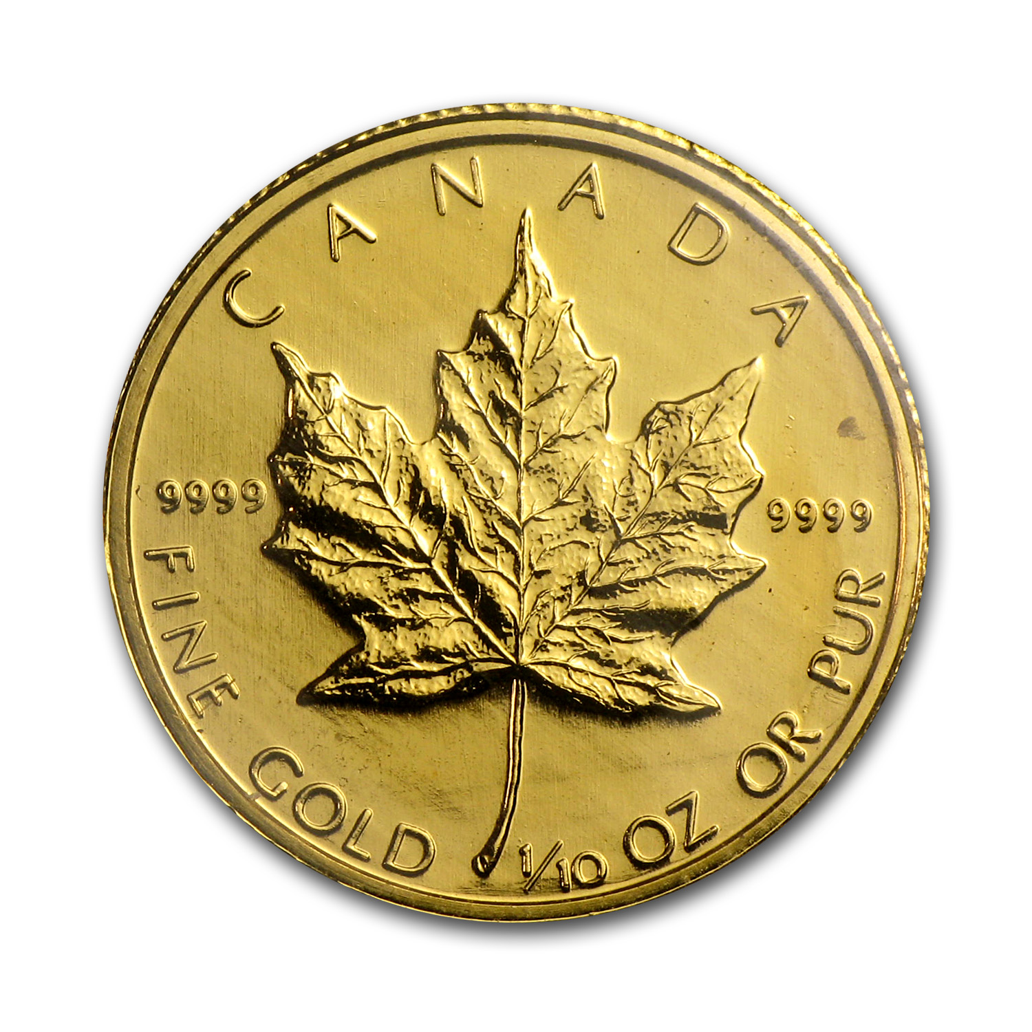 Buy 1983 Canada 1/10 oz Gold Maple Leaf BU - Click Image to Close