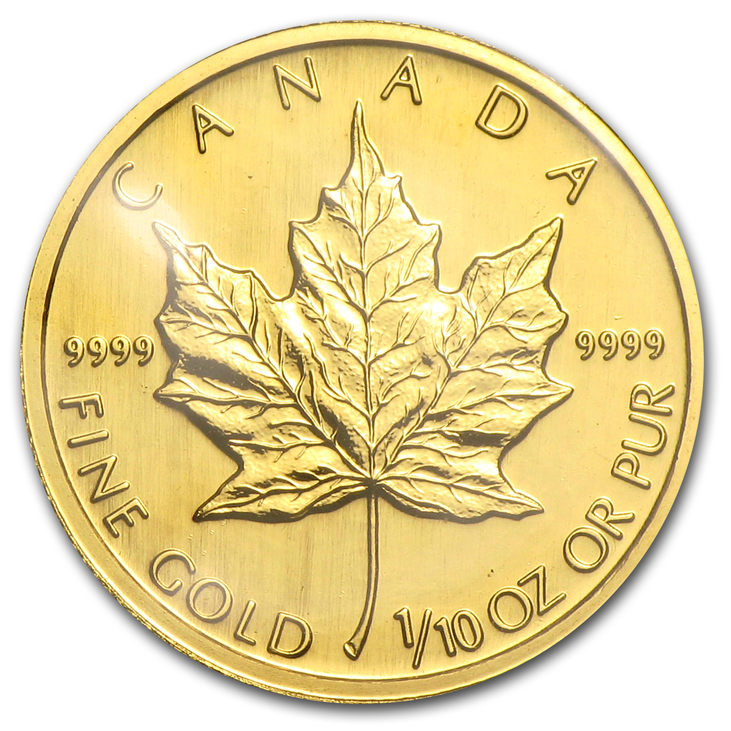 Buy 1992 Canada 1/10 oz Gold Maple Leaf BU - Click Image to Close