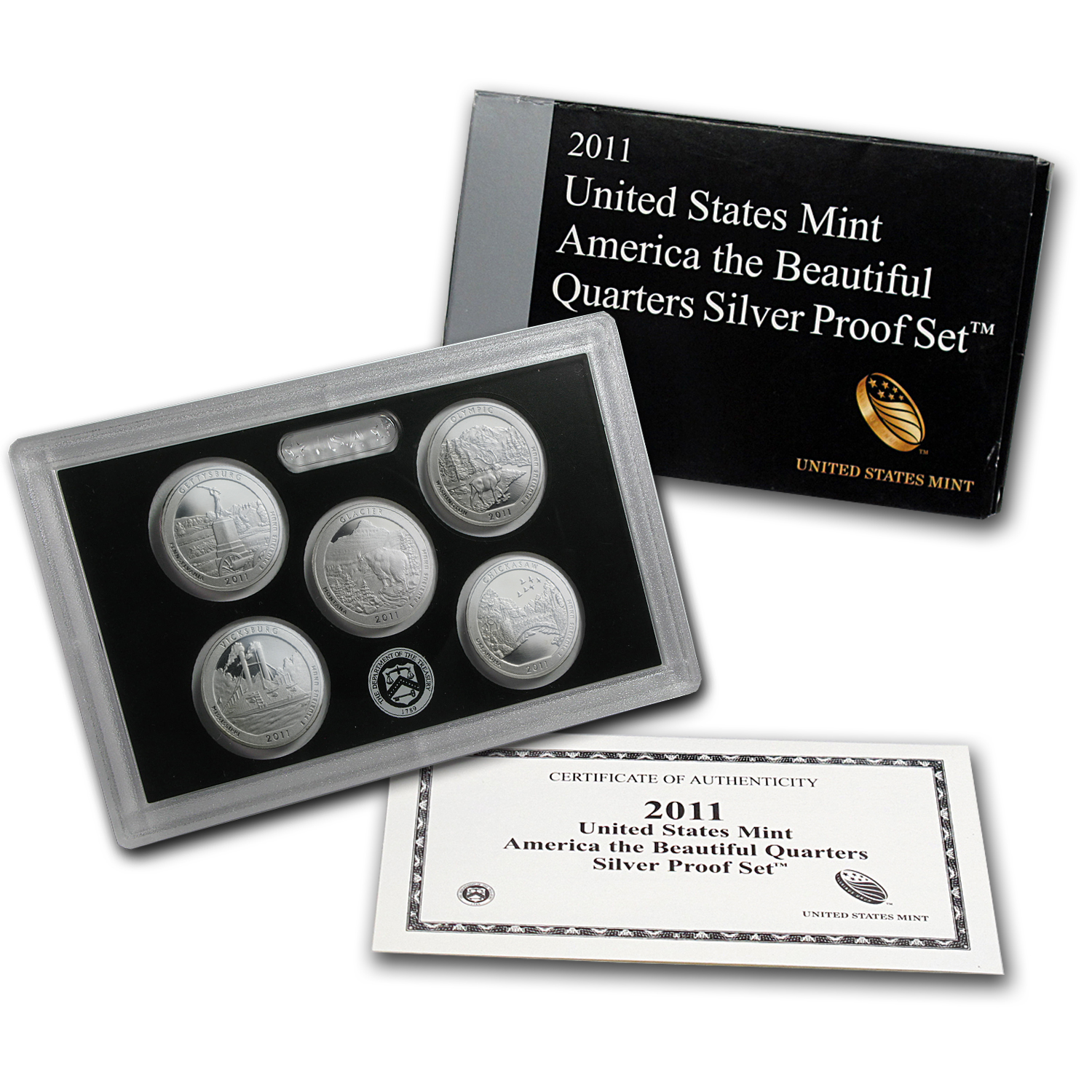 Buy 2011 America the Beautiful Quarters Silver Proof Set