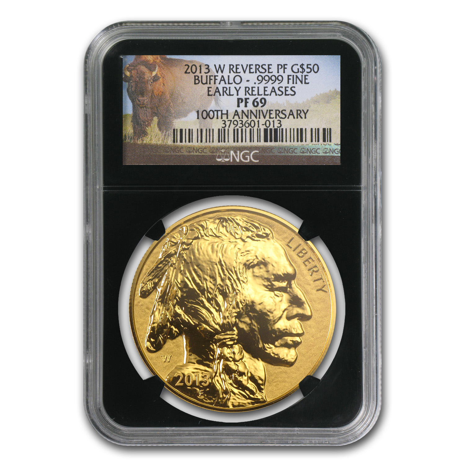 Buy 2013-W 1 oz Reverse Proof Gold Buffalo PF-69 NGC (ER)