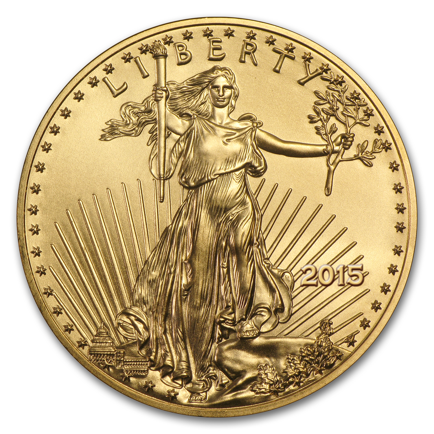 Buy 2015 1/4 oz American Gold Eagle BU