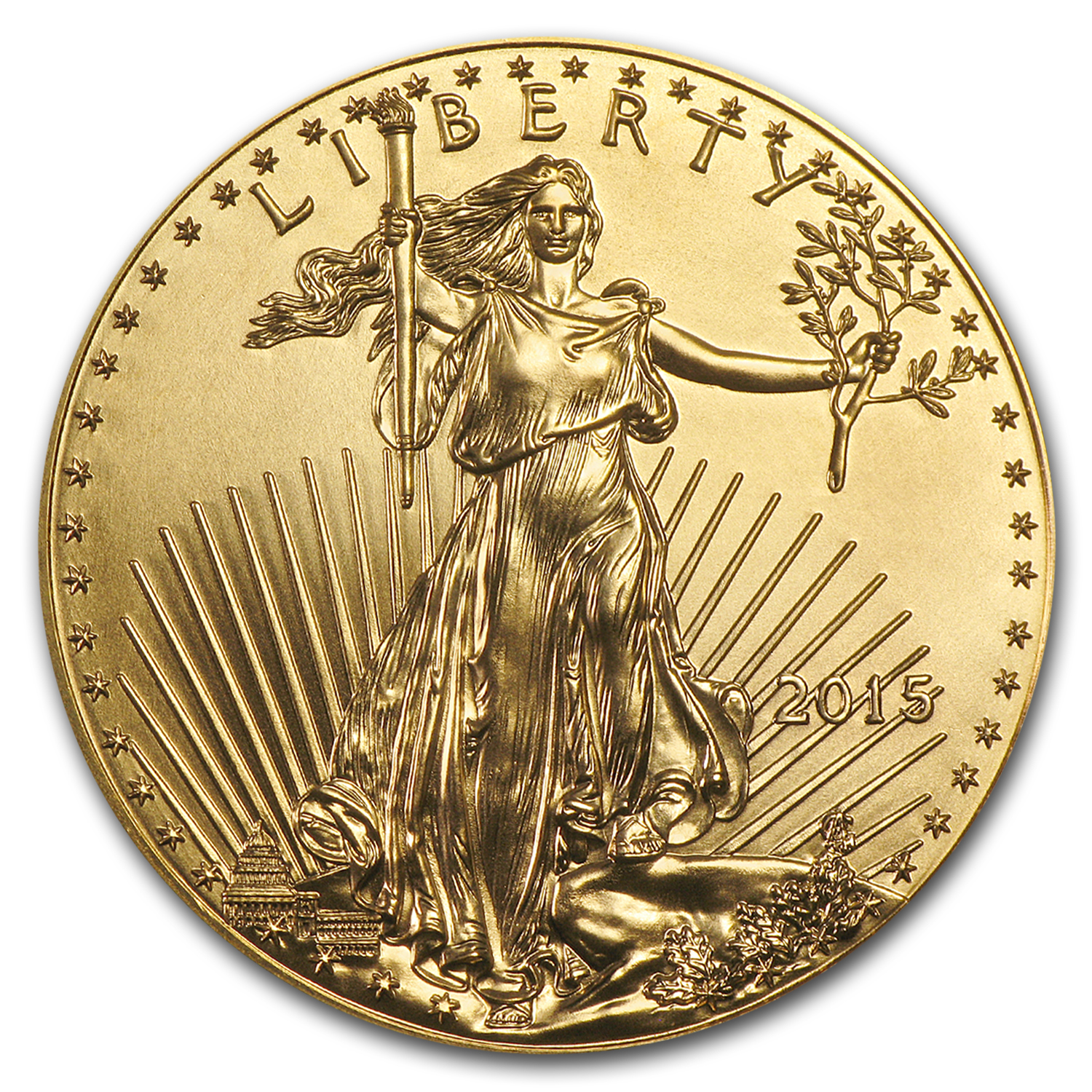 Buy 2015 1/10 oz American Gold Eagle BU - Click Image to Close