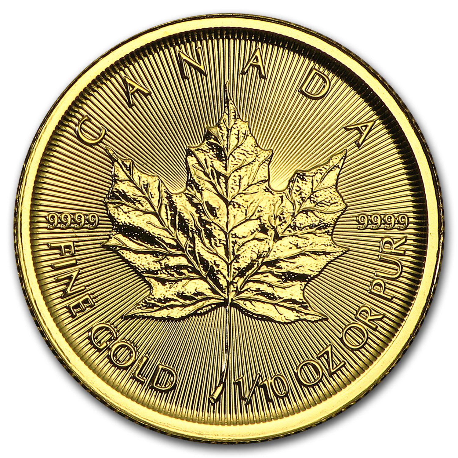 Buy 2015 Canada 1/10 oz Gold Maple Leaf BU