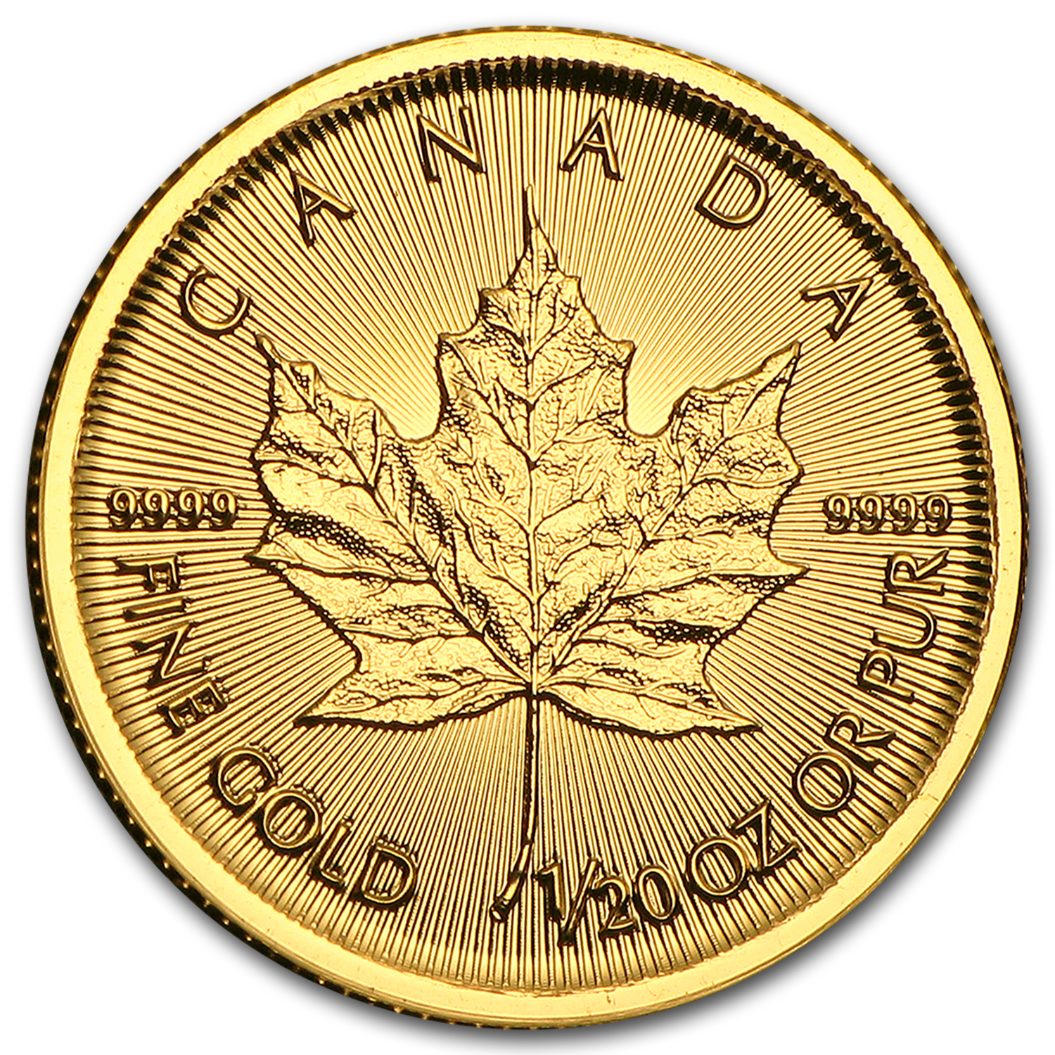 Buy 2015 Canada 1/20 oz Gold Maple Leaf BU