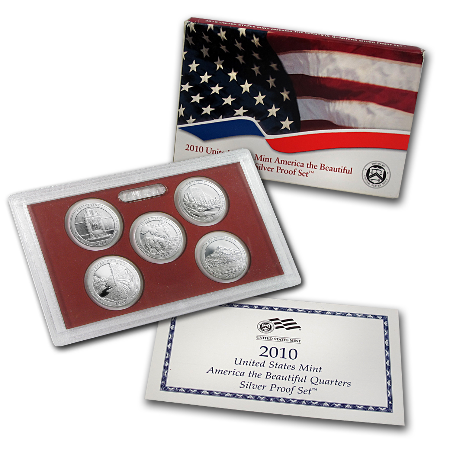 Buy 2010 America the Beautiful Quarters Silver Proof Set