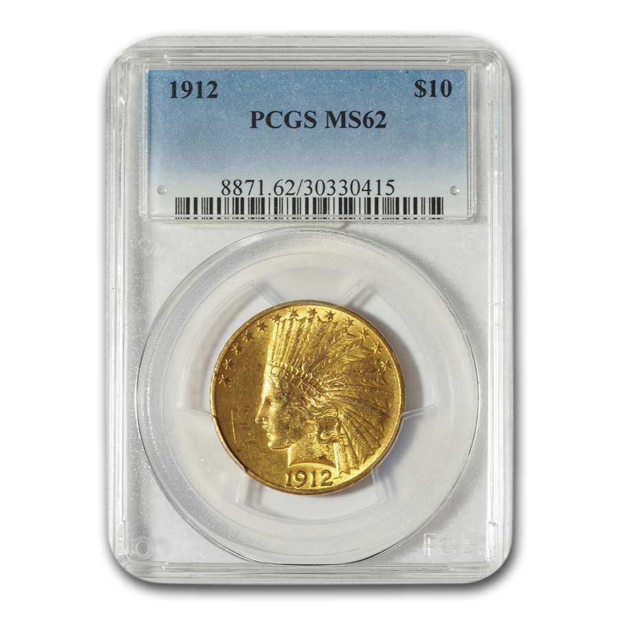 Buy 1912 $10 Indian Gold Eagle MS-62 PCGS - Click Image to Close