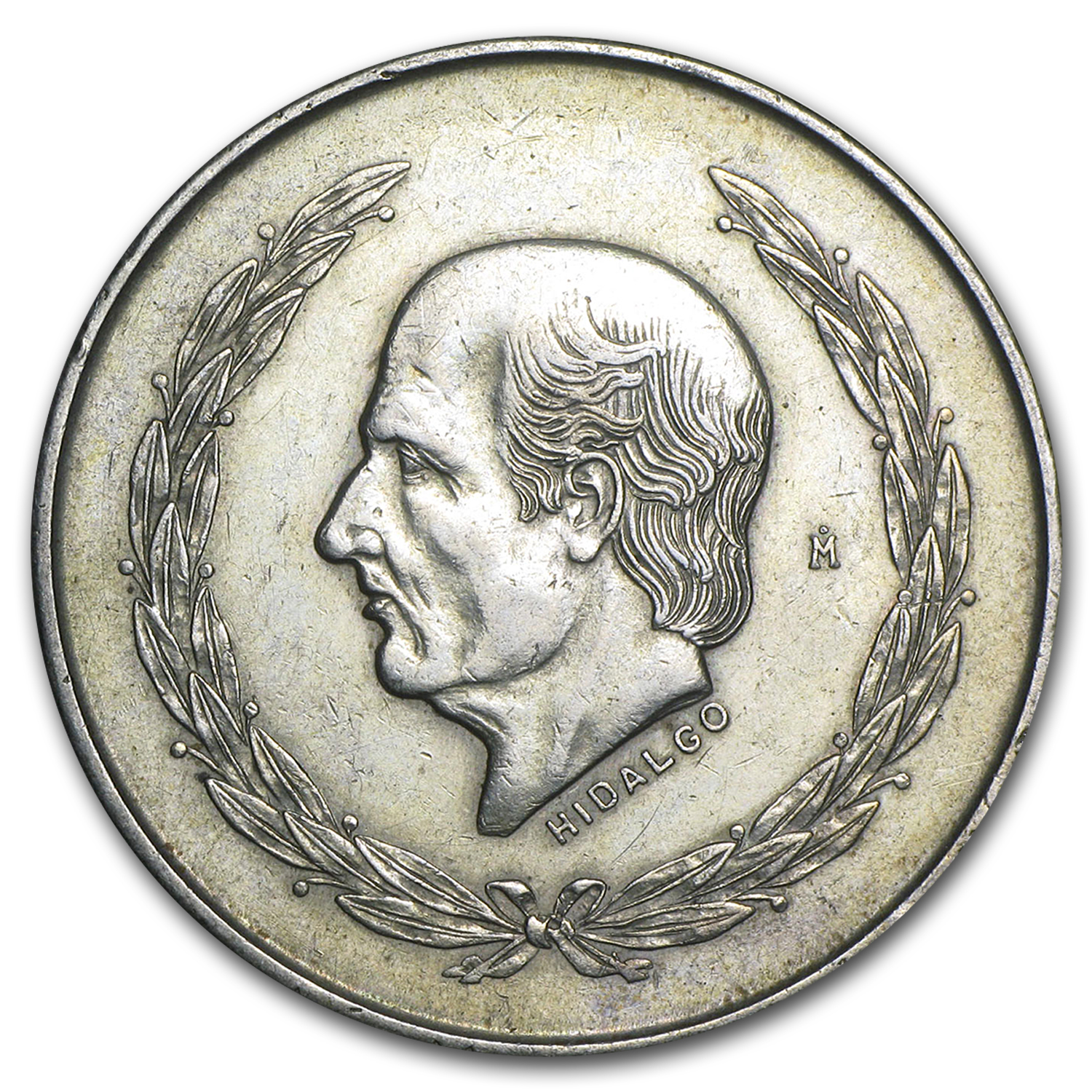 Buy Mexico Silver 5 Pesos Hidalgo (1951-1954) XF-AU - Click Image to Close