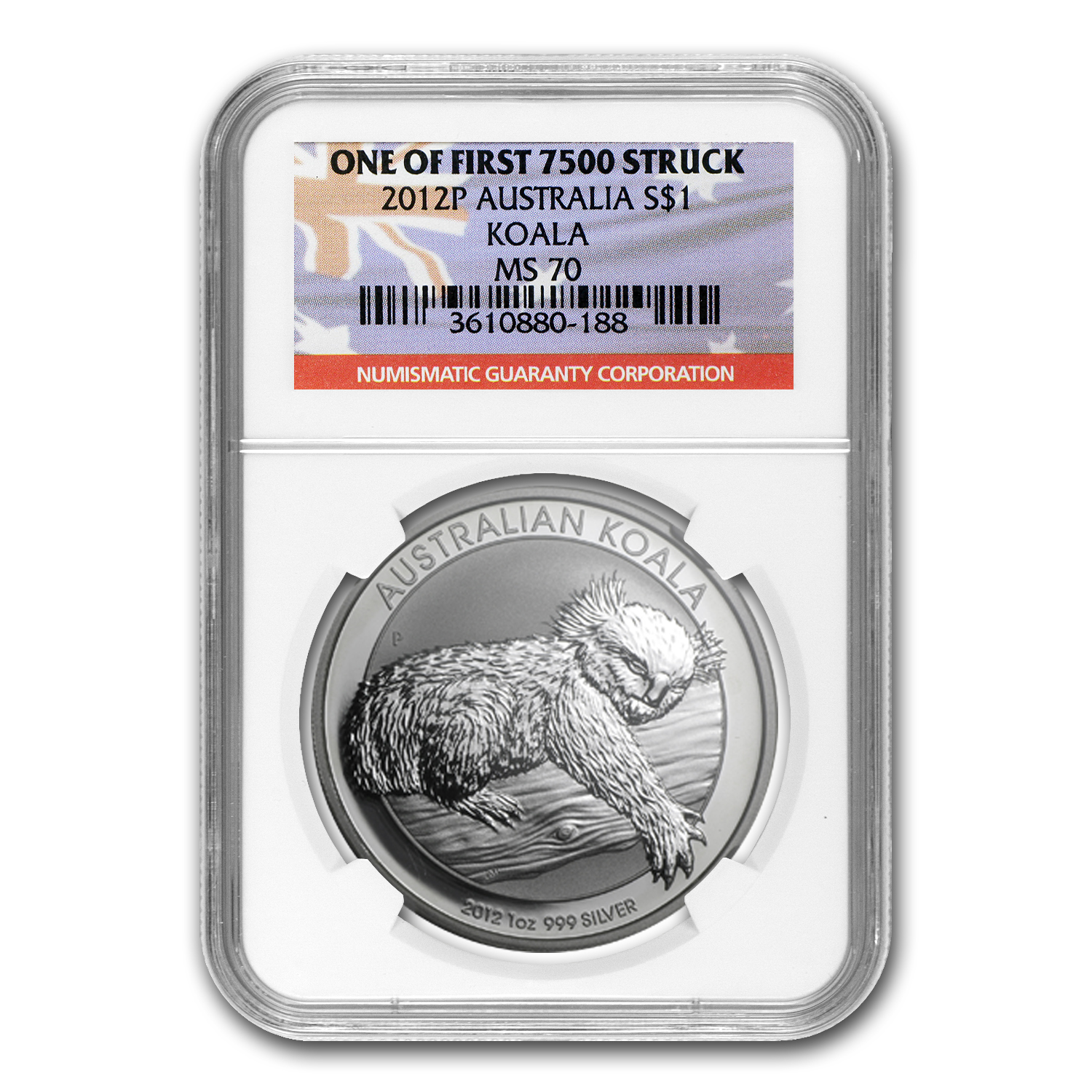 Buy 2012-P Australia 1 oz Silver Koala MS-70 NGC (1st of 7,500)