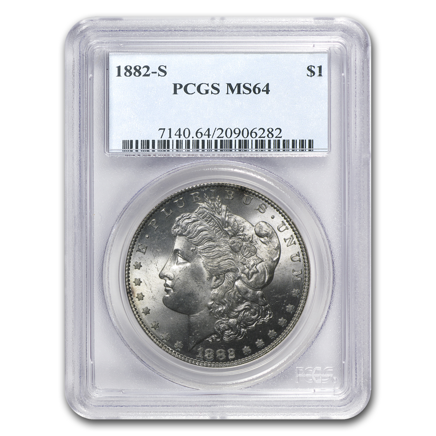 Buy 1882-S Morgan Dollar MS-64 PCGS