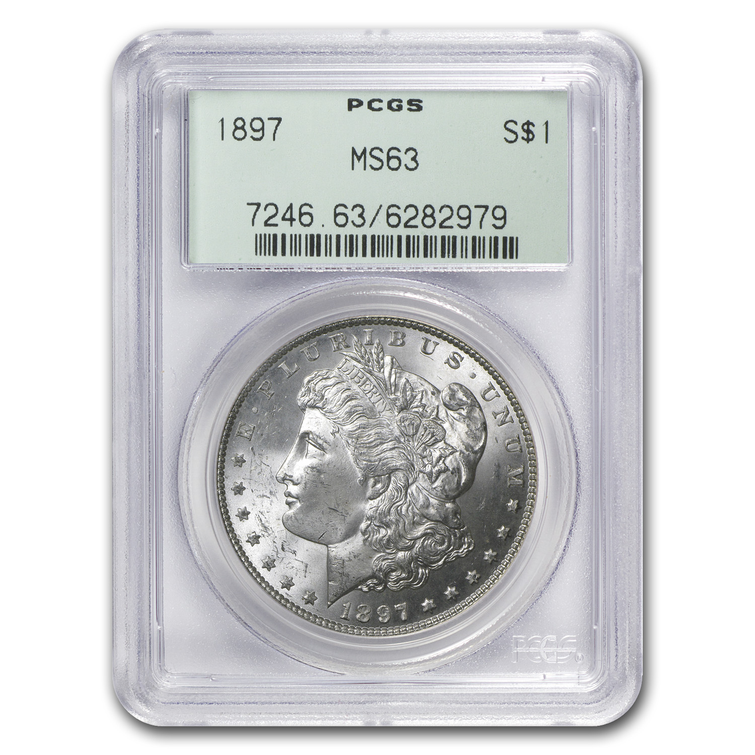 Buy 1897 Morgan Dollar MS-63 PCGS