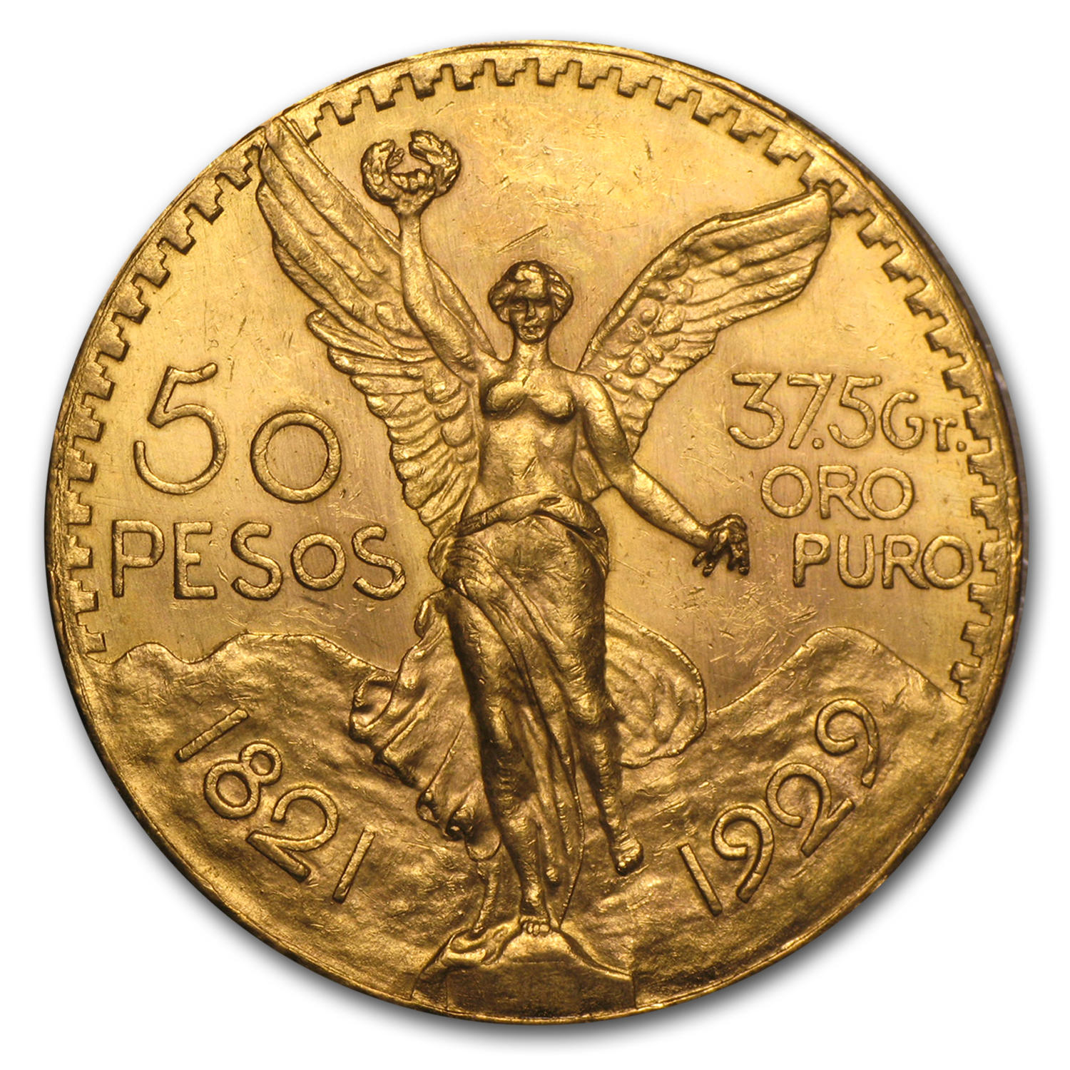 Buy 1929 Mexico Gold 50 Pesos BU - Click Image to Close