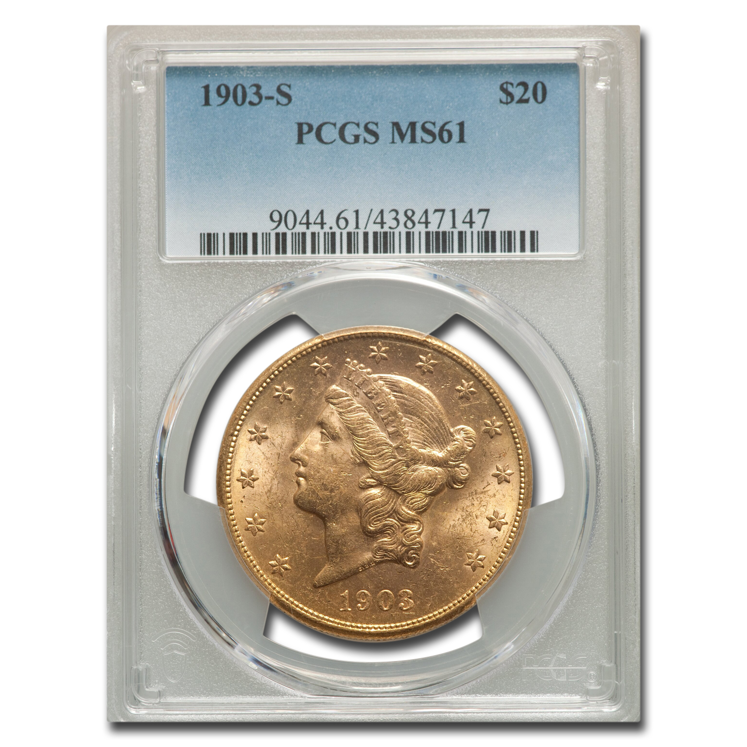 Buy 1903-S $20 Liberty Gold Double Eagle MS-61 PCGS - Click Image to Close