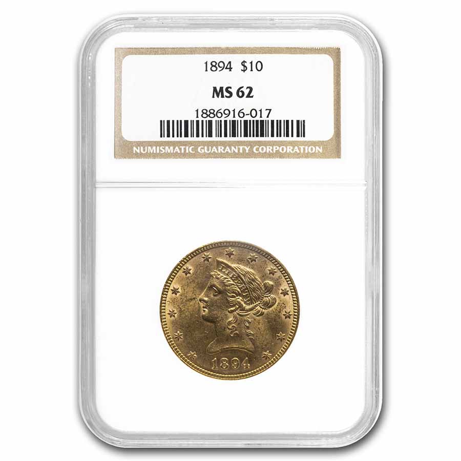 Buy 1894 $10 Liberty Gold Eagle MS-62 NGC - Click Image to Close