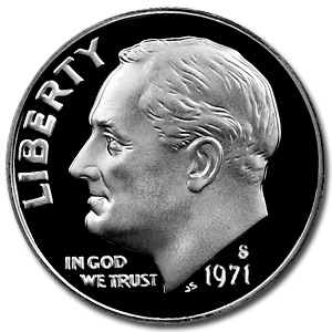 Buy 1971-S Roosevelt Dime Gem Proof