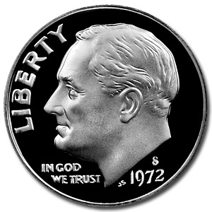 Buy 1972-S Roosevelt Dime Gem Proof